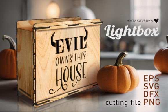 3 DESIGN Halloween Lightbox SVG: Laser Cutting & Shadow Boxes