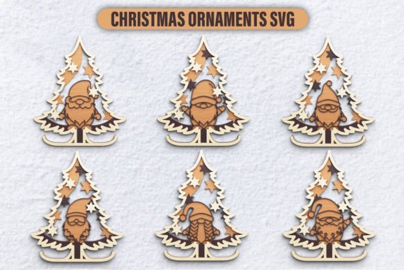 3D SVG Bundle: Winter Laser Cutting Assets