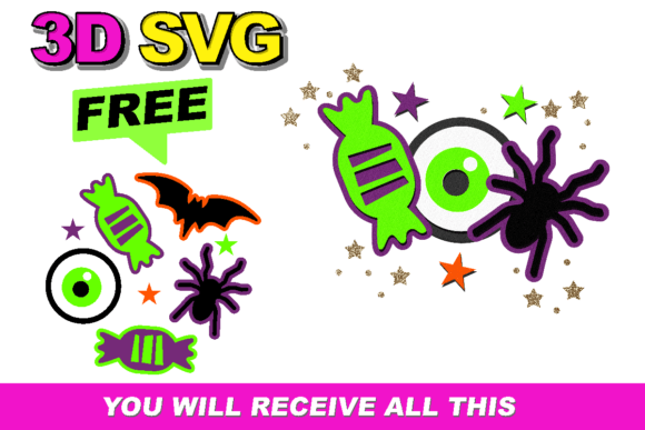 Halloween 3D SVG: Autumn Laser Cutting