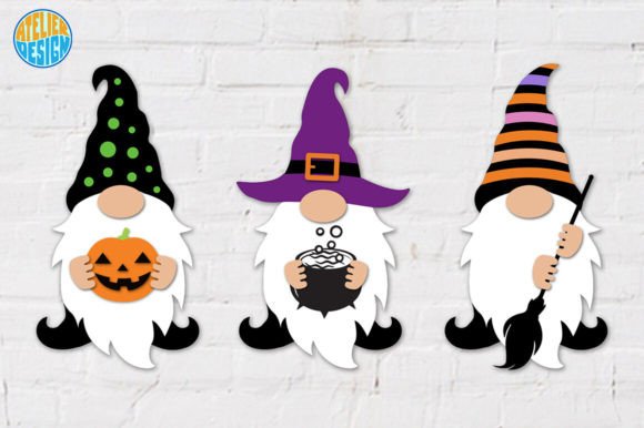 Halloween Gnome SVG for Autumn Laser Cutting