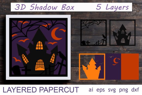 Halloween Shadow Box: Laser Cutting & Boxes