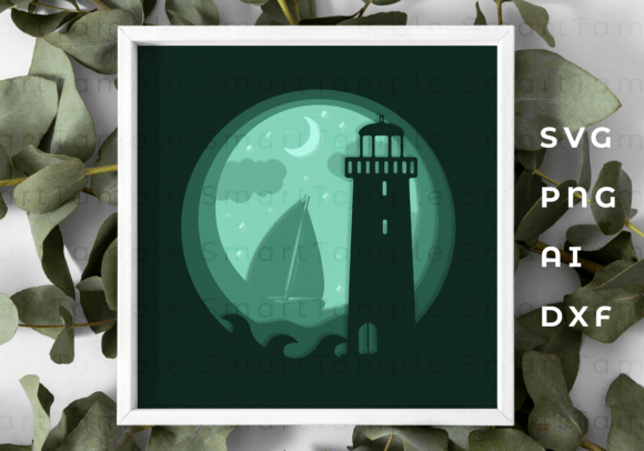 Lighthouse LightBox SVG: 3D SVG Shadow Boxes