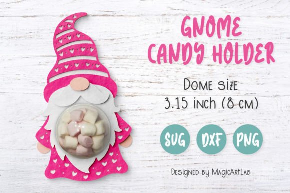 Valentines Day Candy Holder 3D SVG Shapes