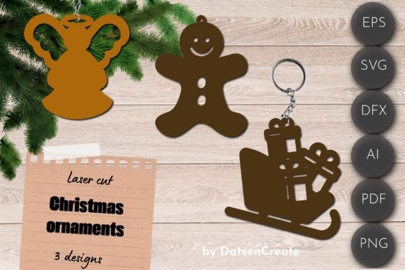 Winter Laser Cutting Ornament SVG Review
